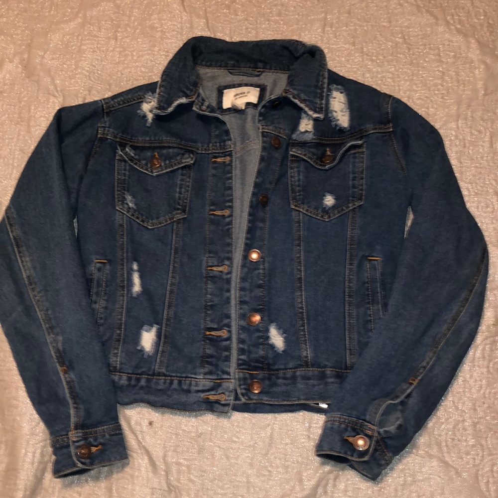 Forever 21 jeans jacket girls